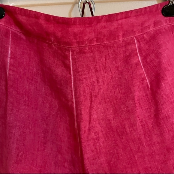 MALOKA: Frills & Thrills High Waisted Linen Shorts, Size M - Picture 10 of 13